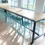 custom meja meeting minimalis